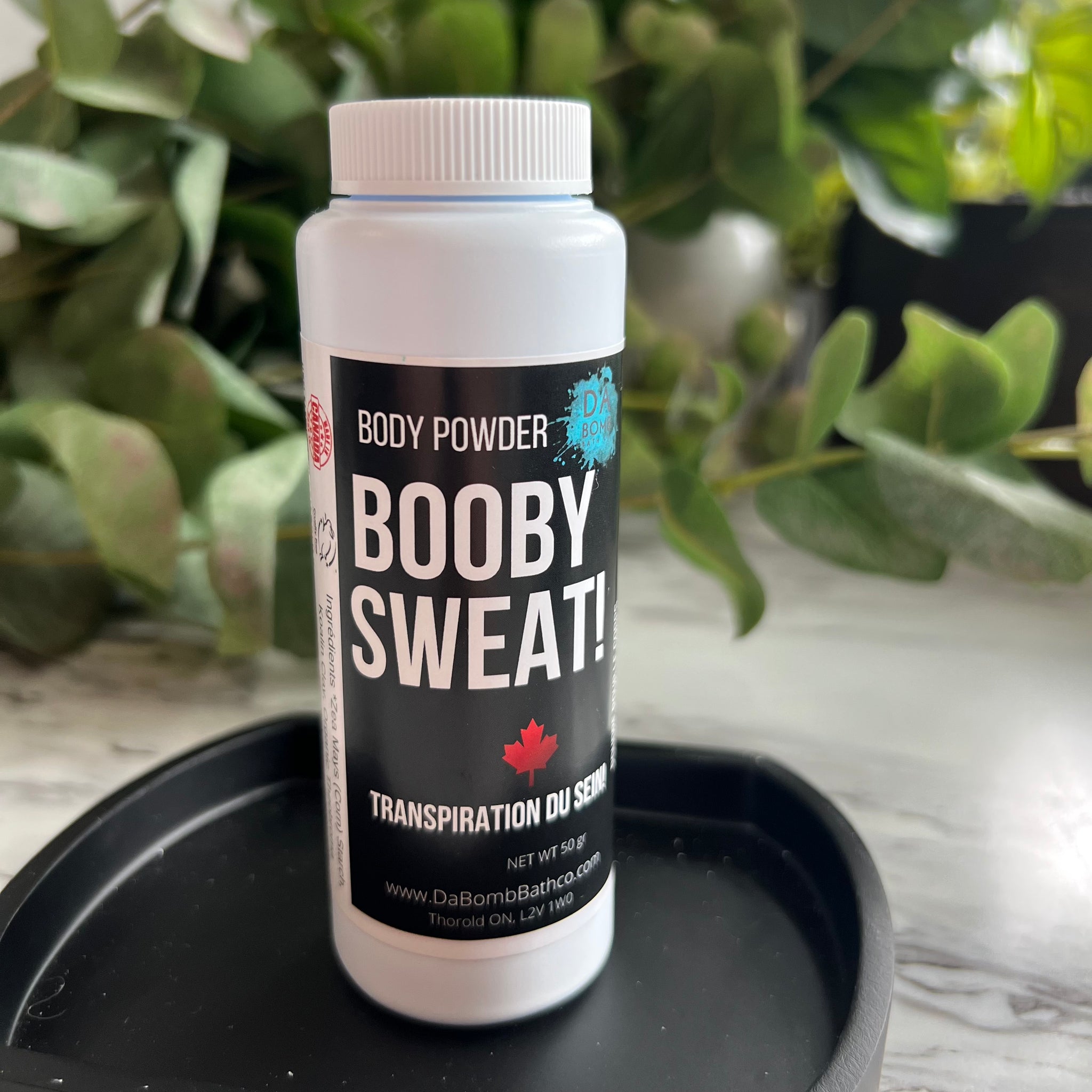 Booby Sweat!  Body Powder