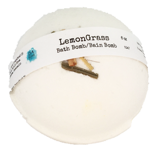 Lemongrass 6oz Essential Oil Bath Bomb