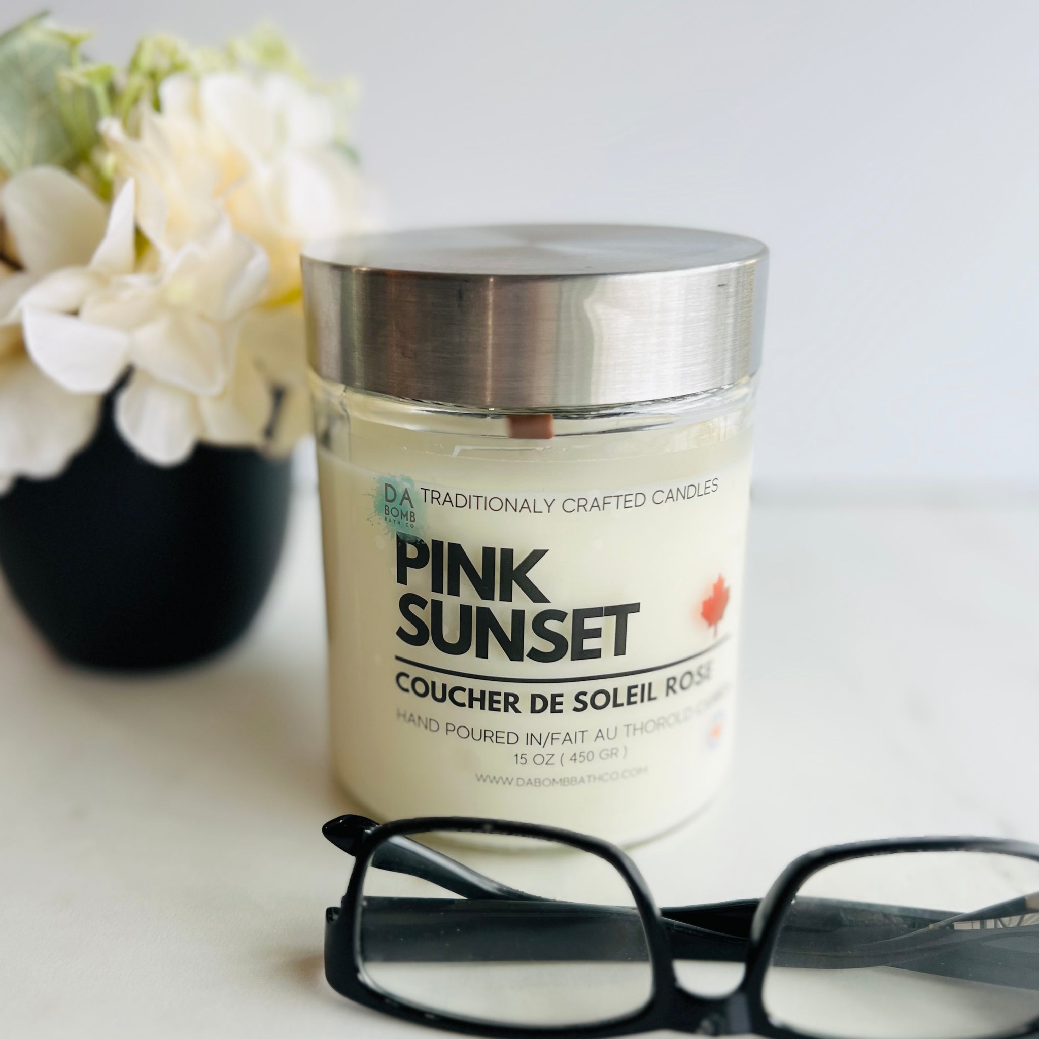 Pink Sunset Soy Candle