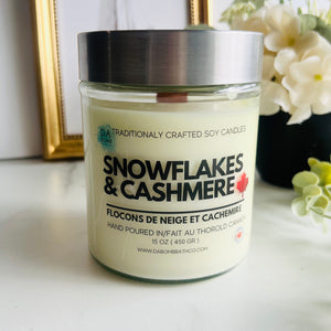 Snowflakes & Cashmere Soy Candle