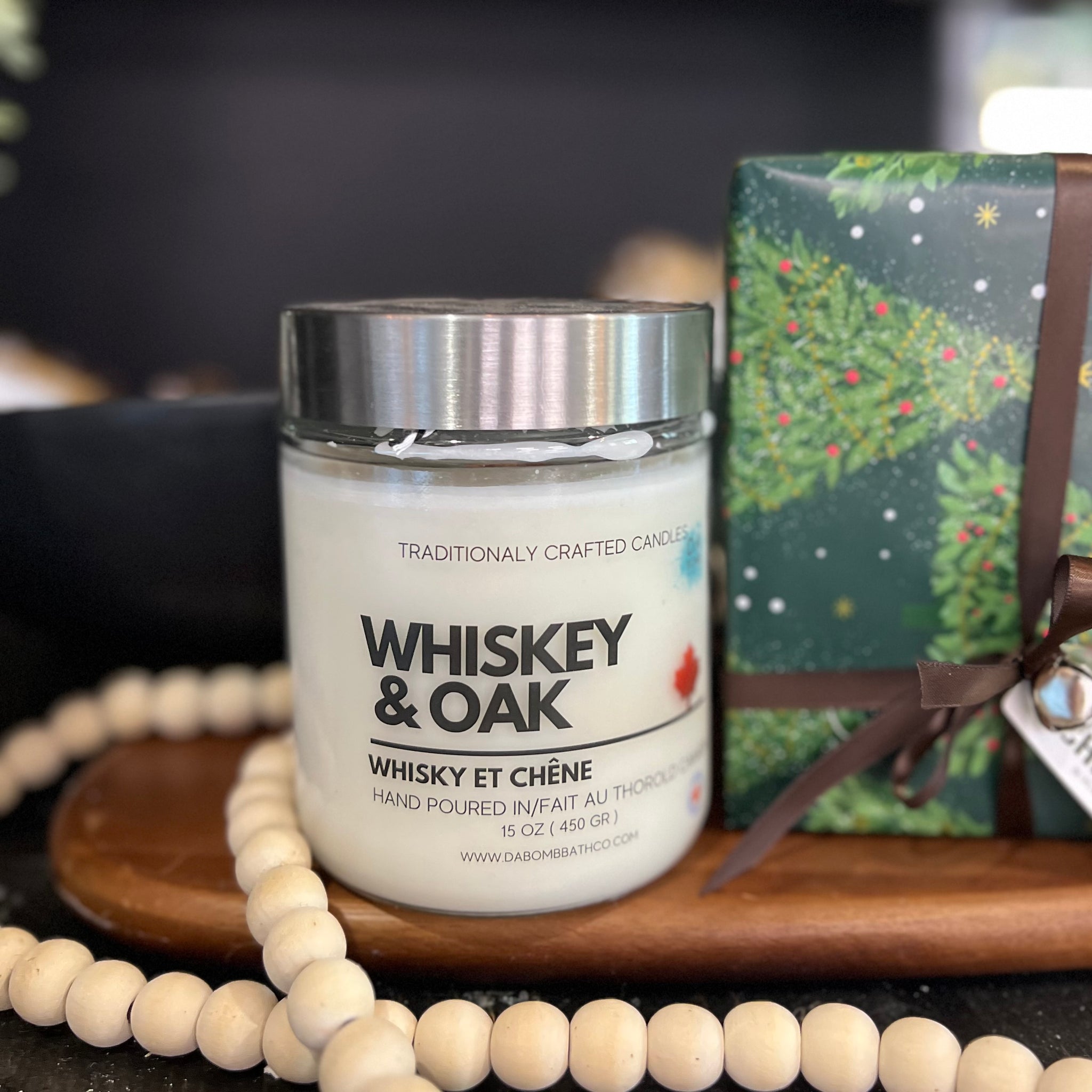 Whiskey & Oak Soy Candle