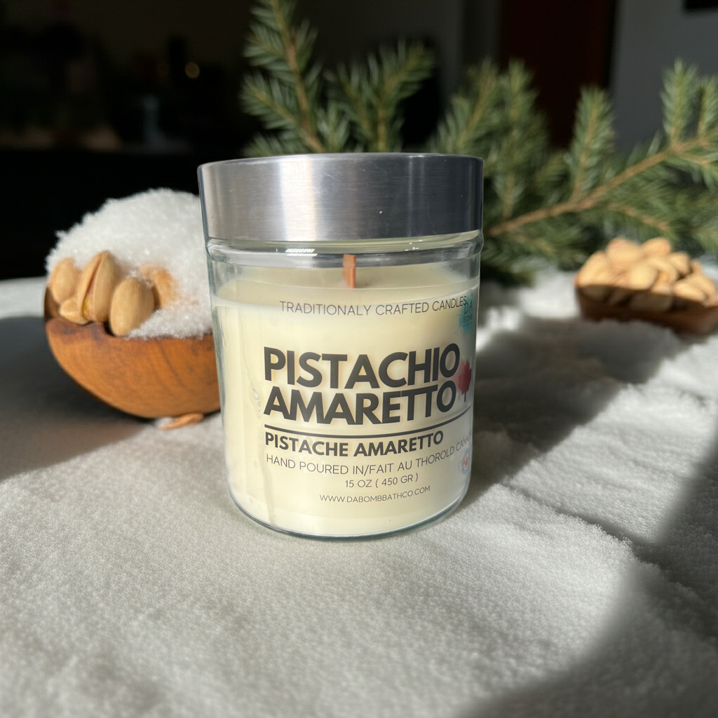 Pistachio Amaretto Soy Candle - 15 oz
