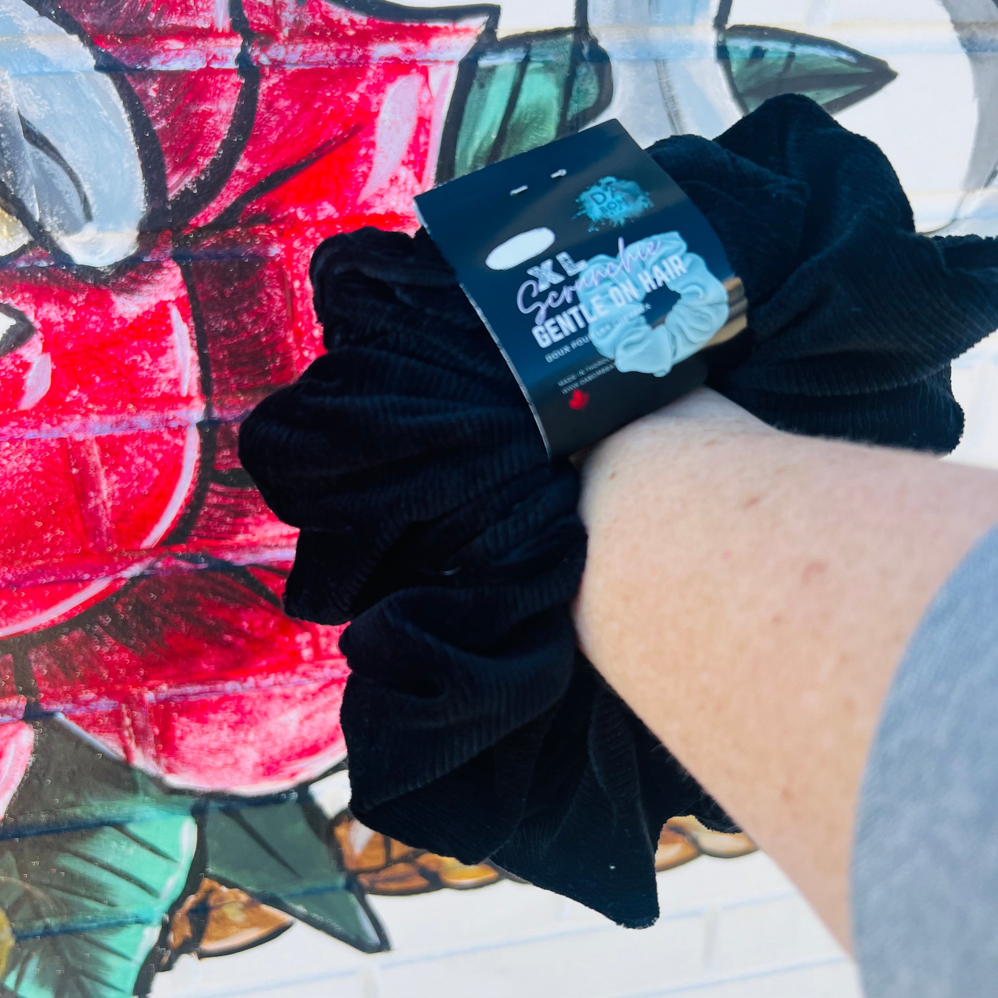 Onyx Noir Black XXL Scrunchie