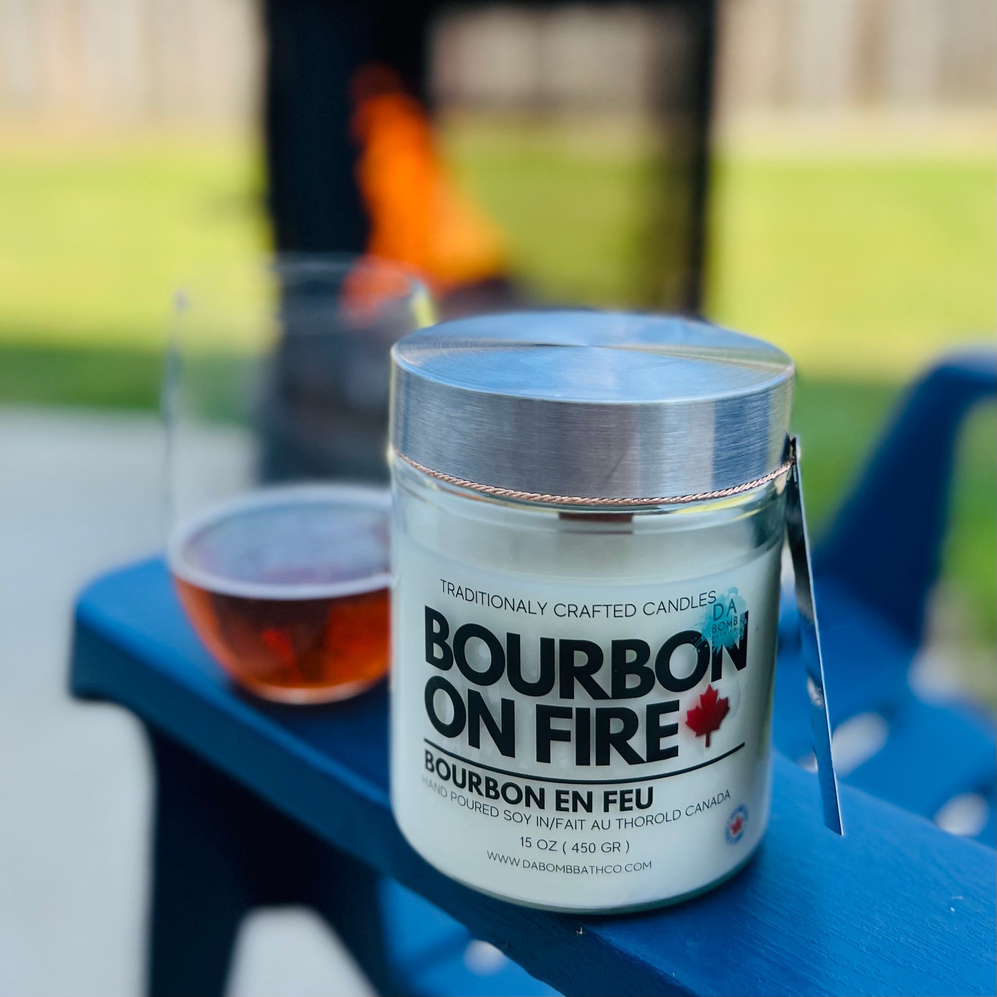 Whiskey & Bourbon Soy Candle - 15 oz
