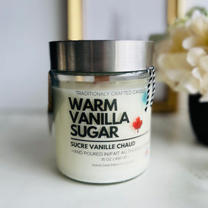 Warm Vanilla Sugar Soy Candle - 15 oz