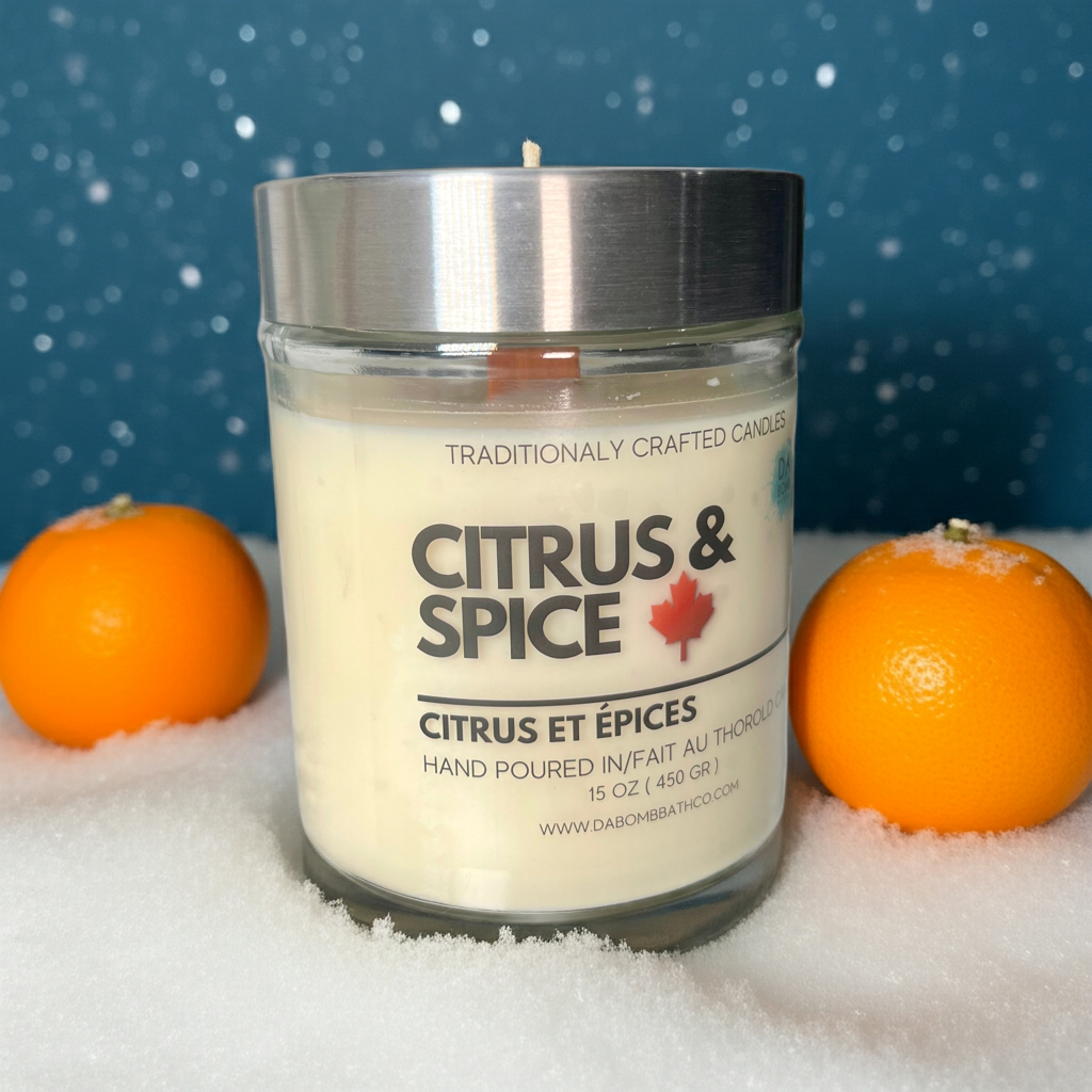Citrus & Spice Soy Candle - 15 oz