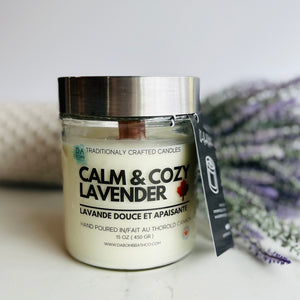 Calm & Cosy Lavender Soy Candle