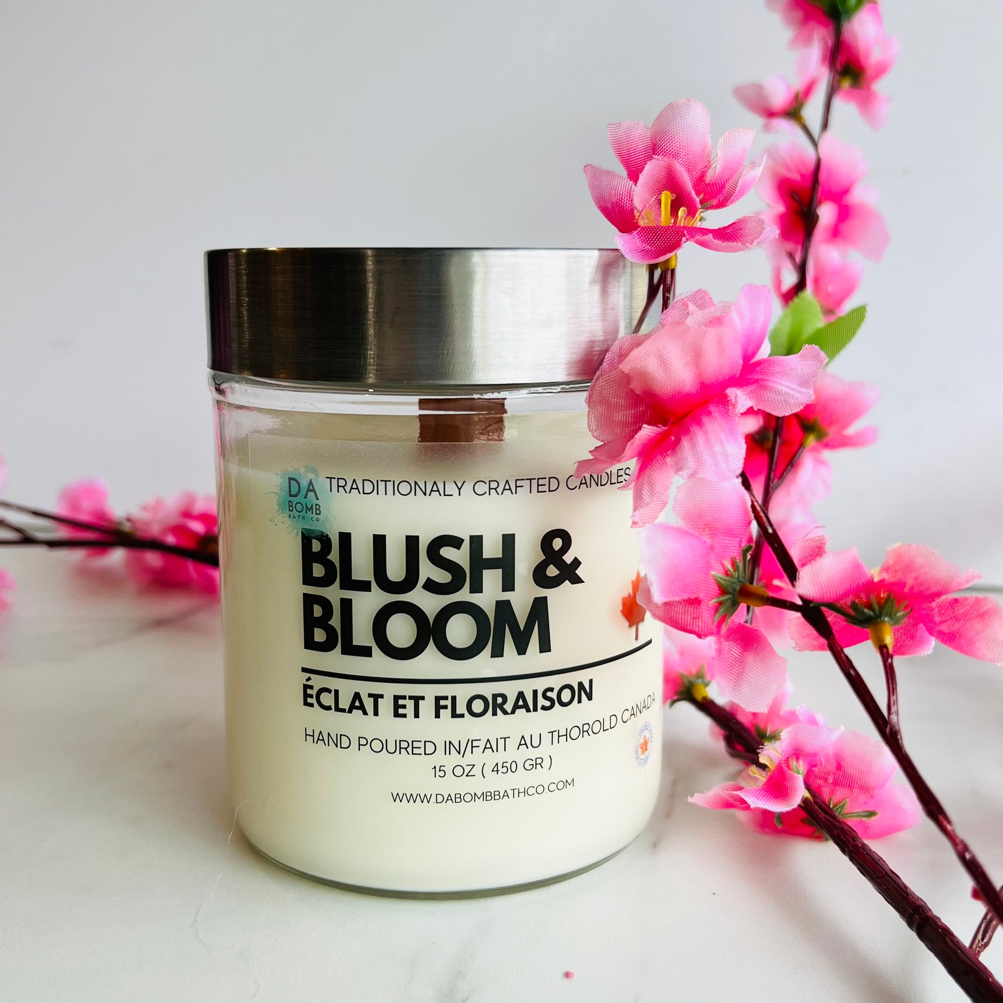 Blush & Bloom Soy Candle