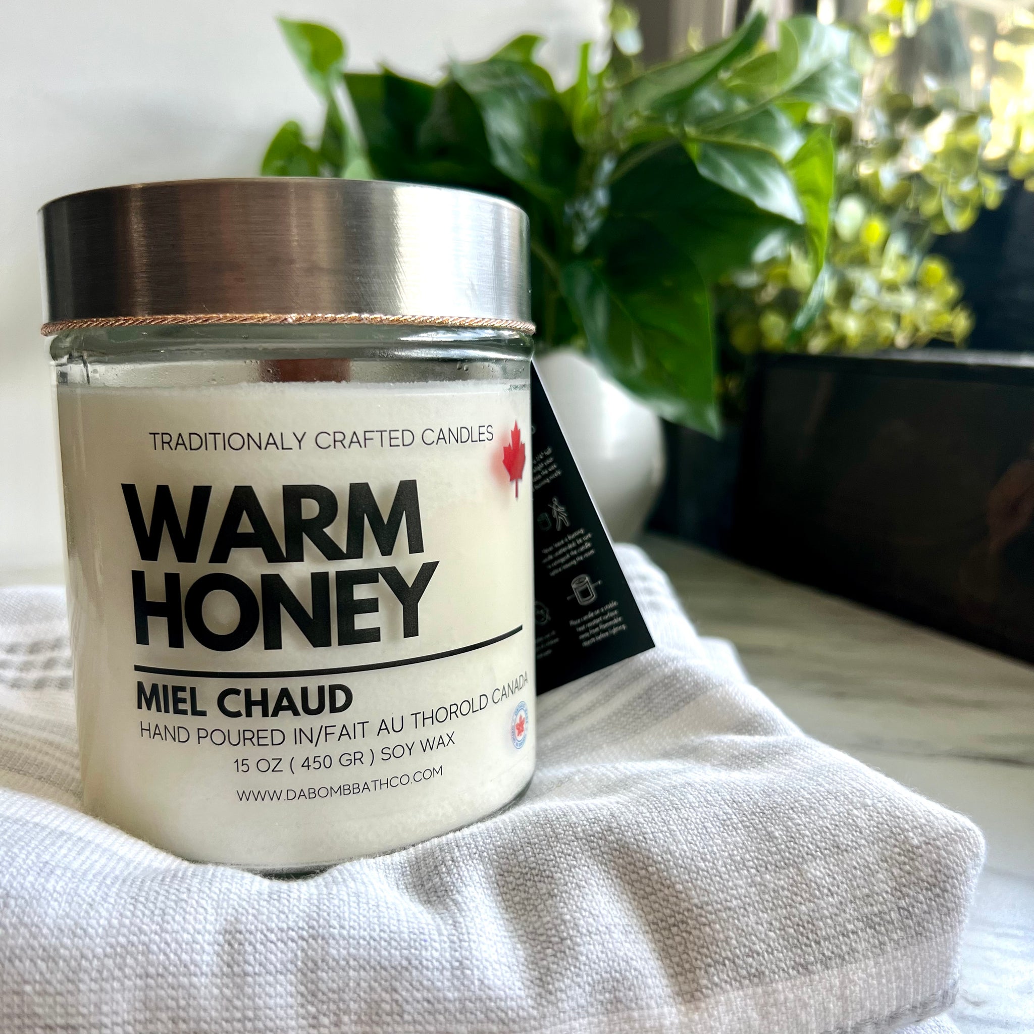 Warm Honey Soy Candle - 15 oz
