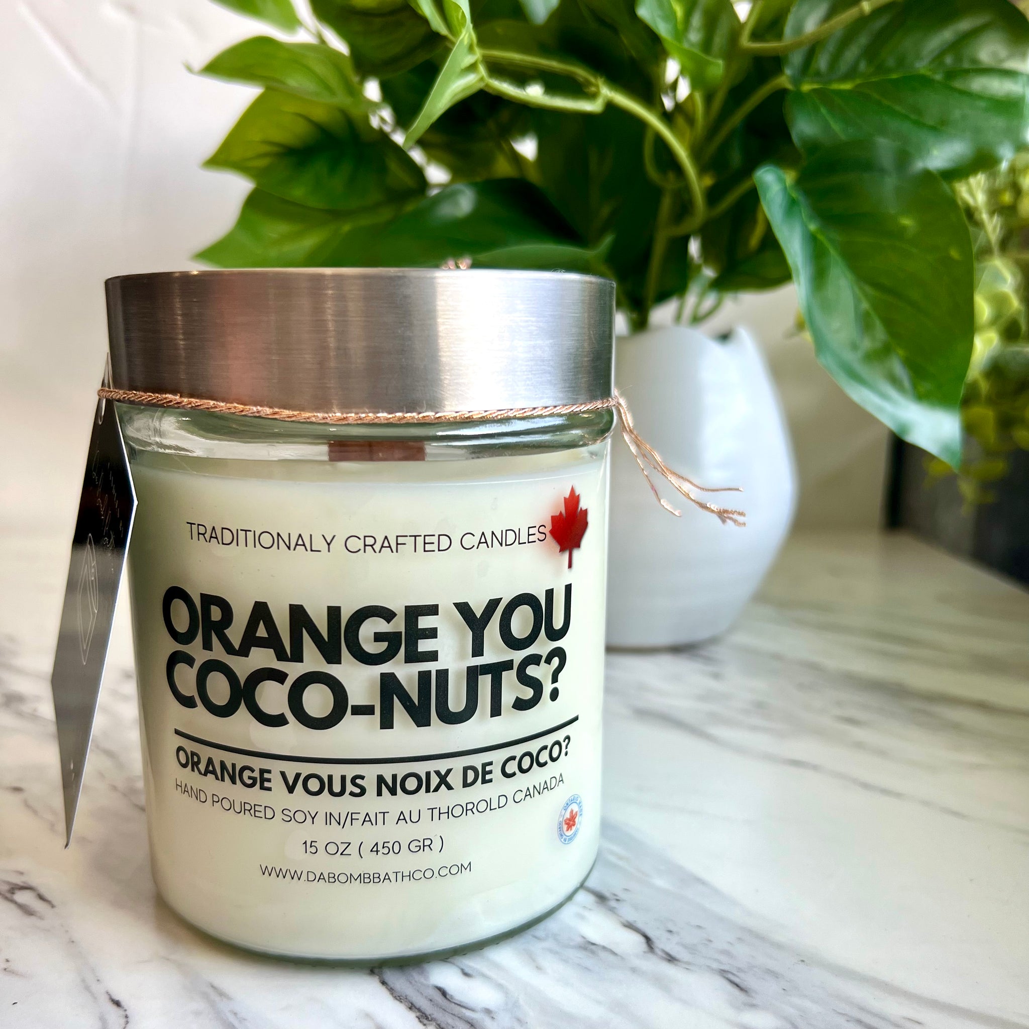 Orange you coco-nuts Soy Candle - 15 oz