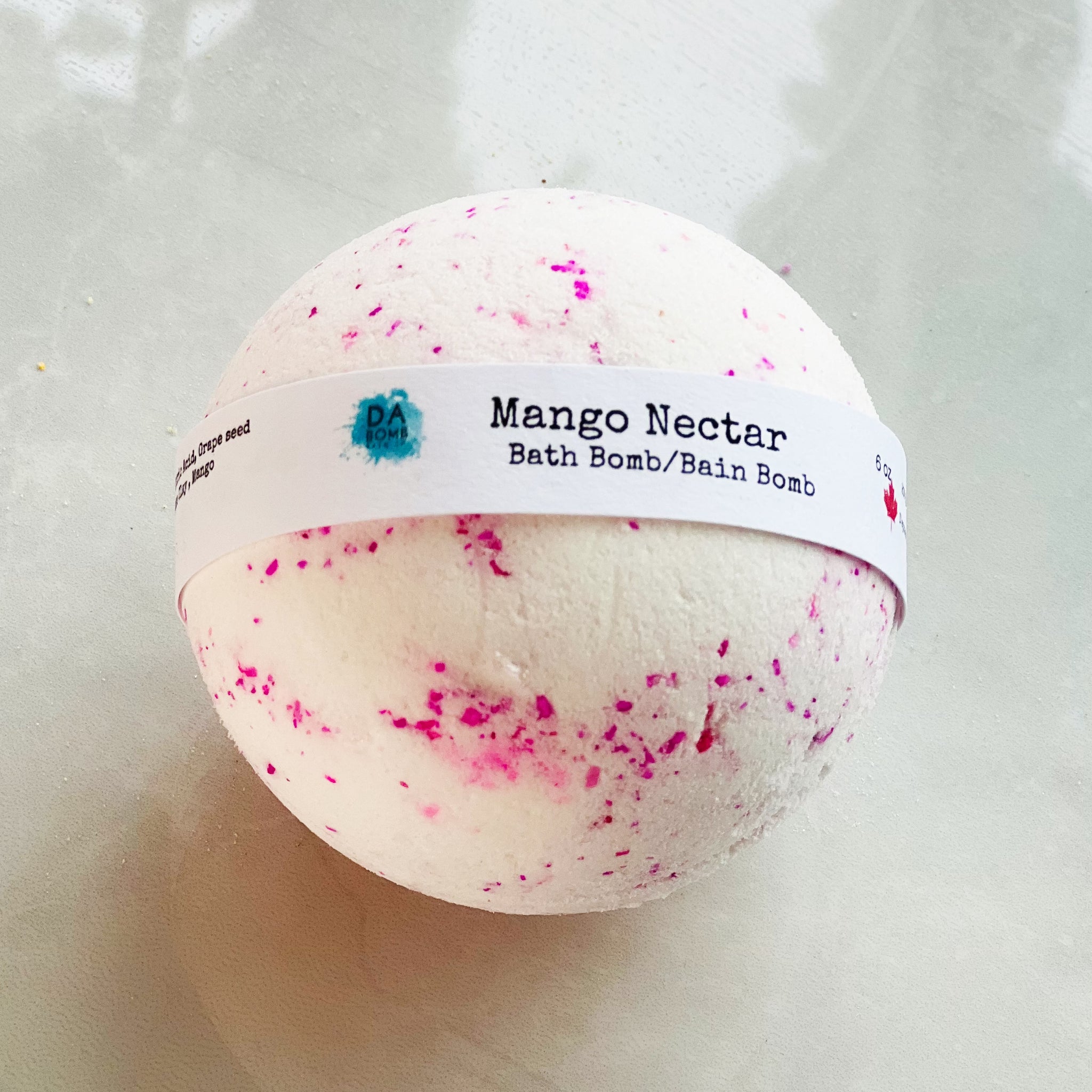 Mango Blossom 6oz Essential Oil Bath Bomb