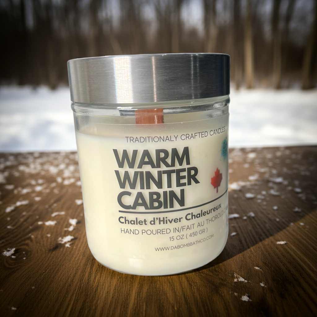 Warm Winter Cabin Soy Candle - 15 oz