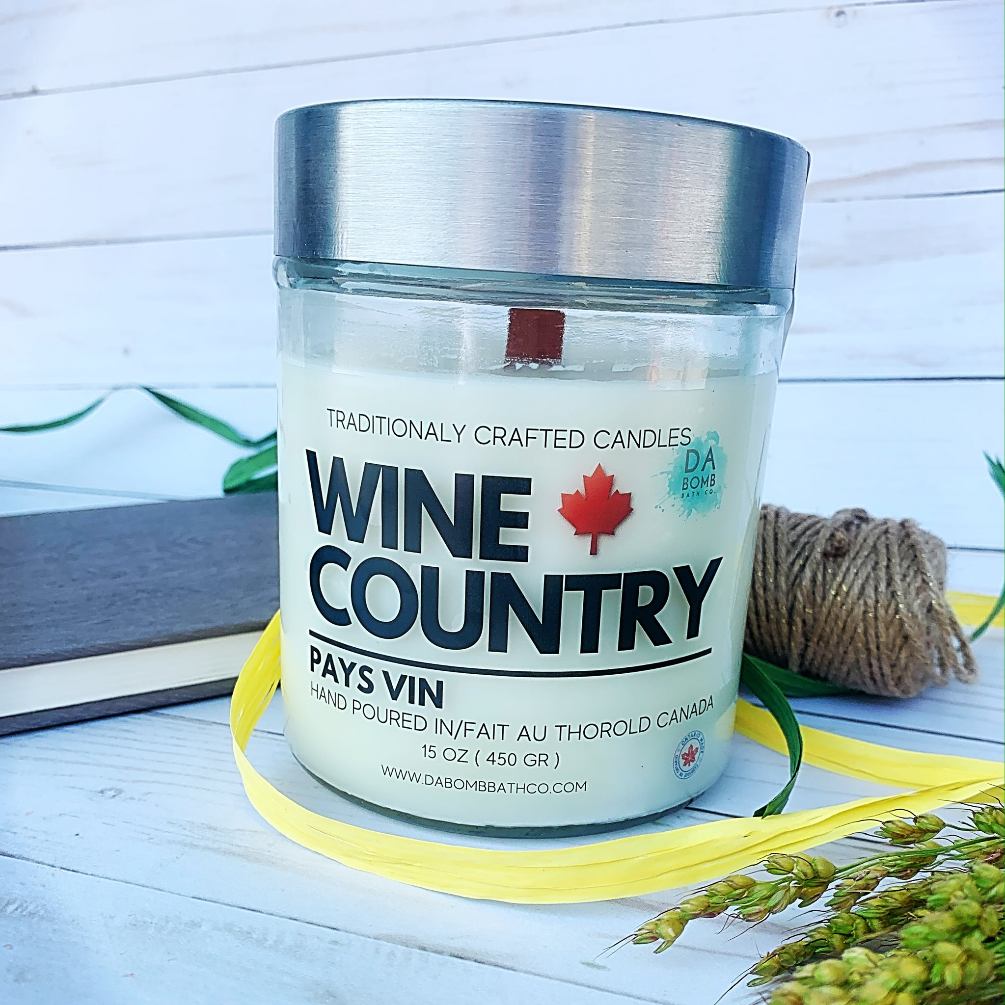 Wine Country   Soy Candle - 15 oz