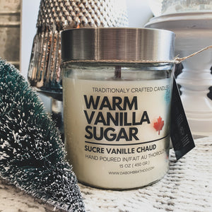 Warm Vanilla Sugar Soy Candle - 15 oz